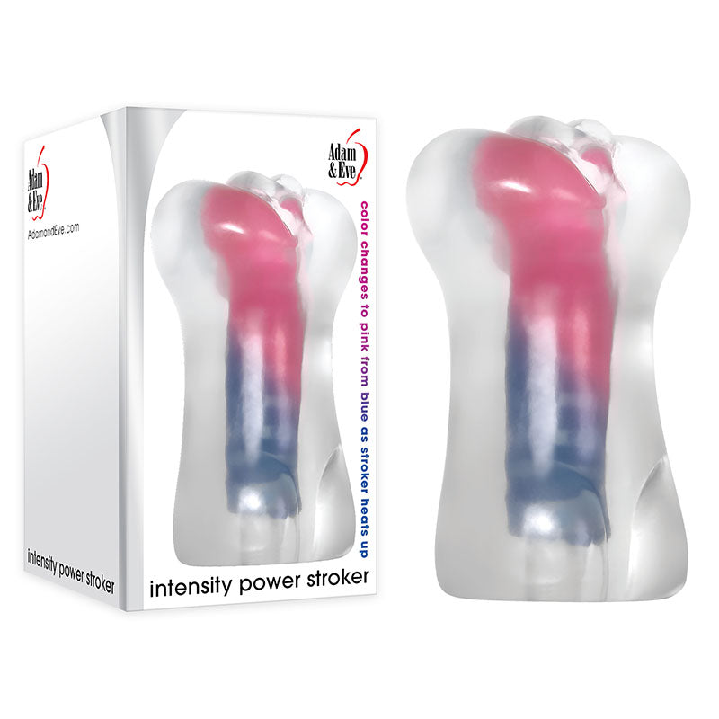 Adam & Eve Intensity Power Stroker - Colour Changing Vagina Stroker