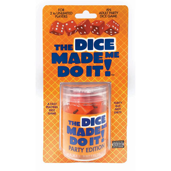 The Dice Made Me Do It - Party Edition - Adult Party Dice Game