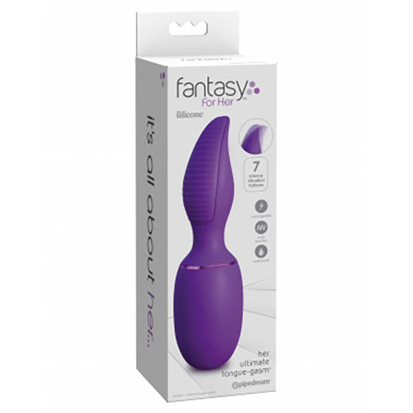Fantasy For Her Ultimate Tongue-Gasm - Purple Flicking Stimulator