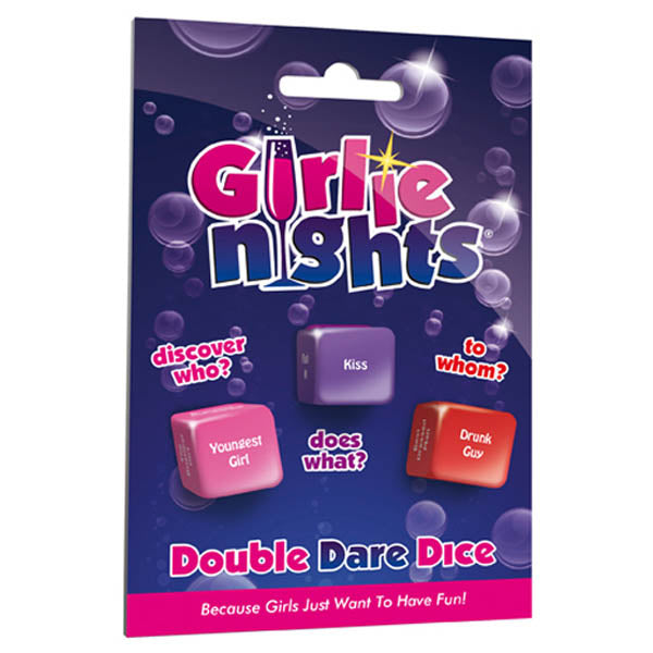 Girlie Nights Double Dare Dice - Hens' Party Dice Game